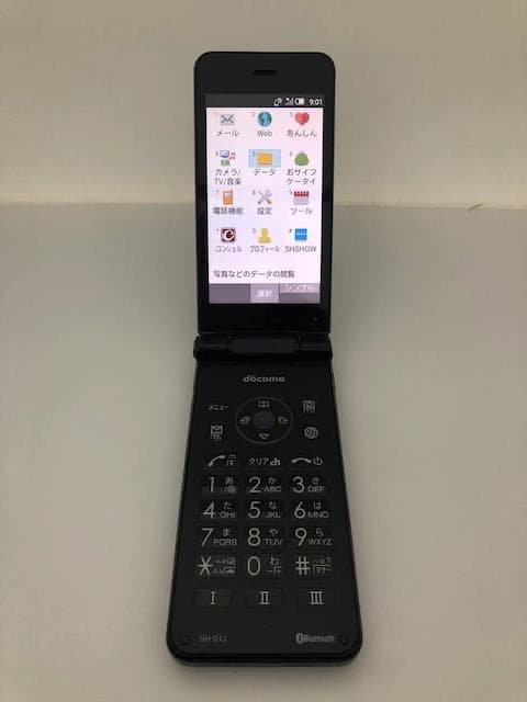 『ランクAー6678』ドコモ AQUOS ケータイ SH-01J ロック解除済み