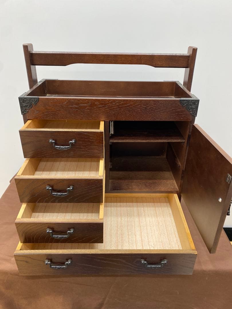 アンティーク昭和 和風家具 小箪笥 引出棚 小物入れ 和箪笥 収納家具 和ダンス