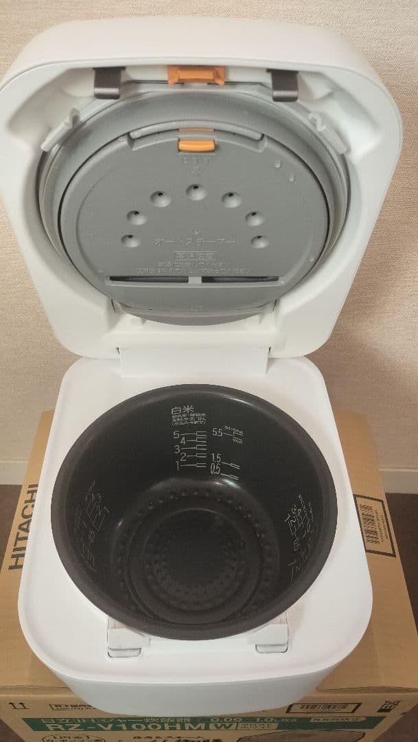 日立 IHジャー RZ-V100HMW ふっくら御膳　数回のみ使用で超美品です。