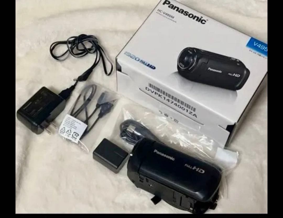 Panasonic HC-V495M ビデオカメラ とVW-ACT380のセット