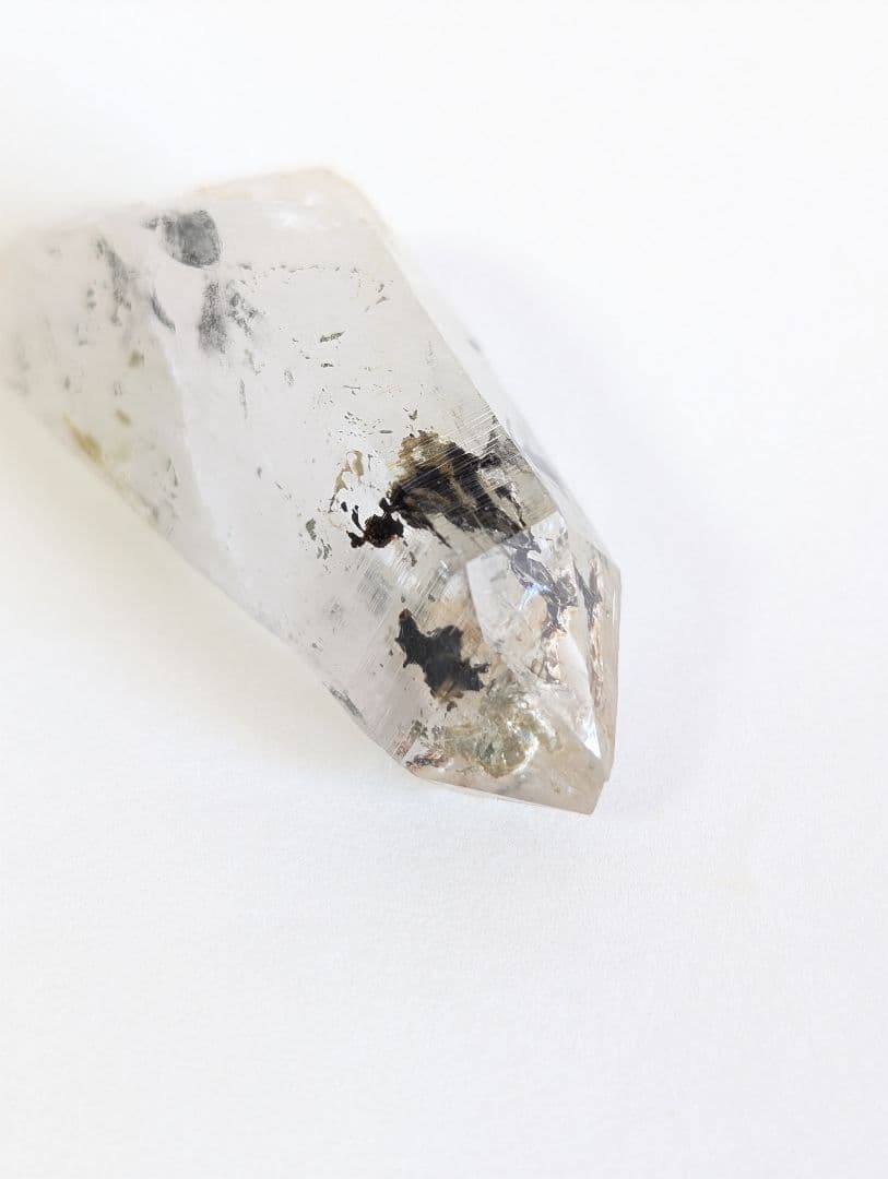 ワシントン州 アメリカ産 パイライト イン クォーツ 水晶