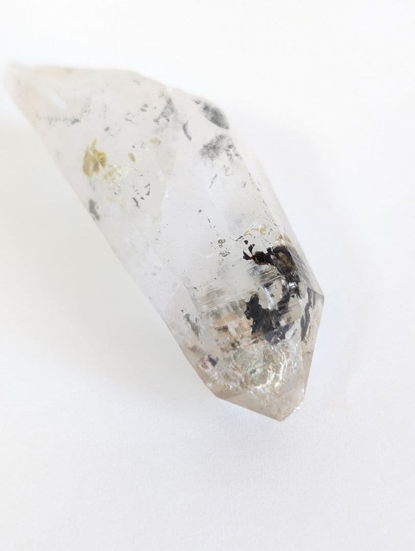ワシントン州 アメリカ産 パイライト イン クォーツ 水晶
