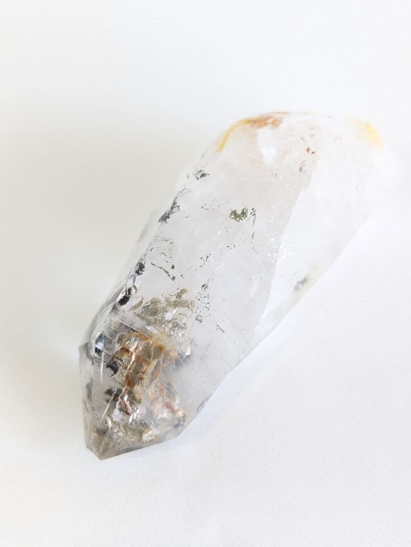 ワシントン州 アメリカ産 パイライト イン クォーツ 水晶
