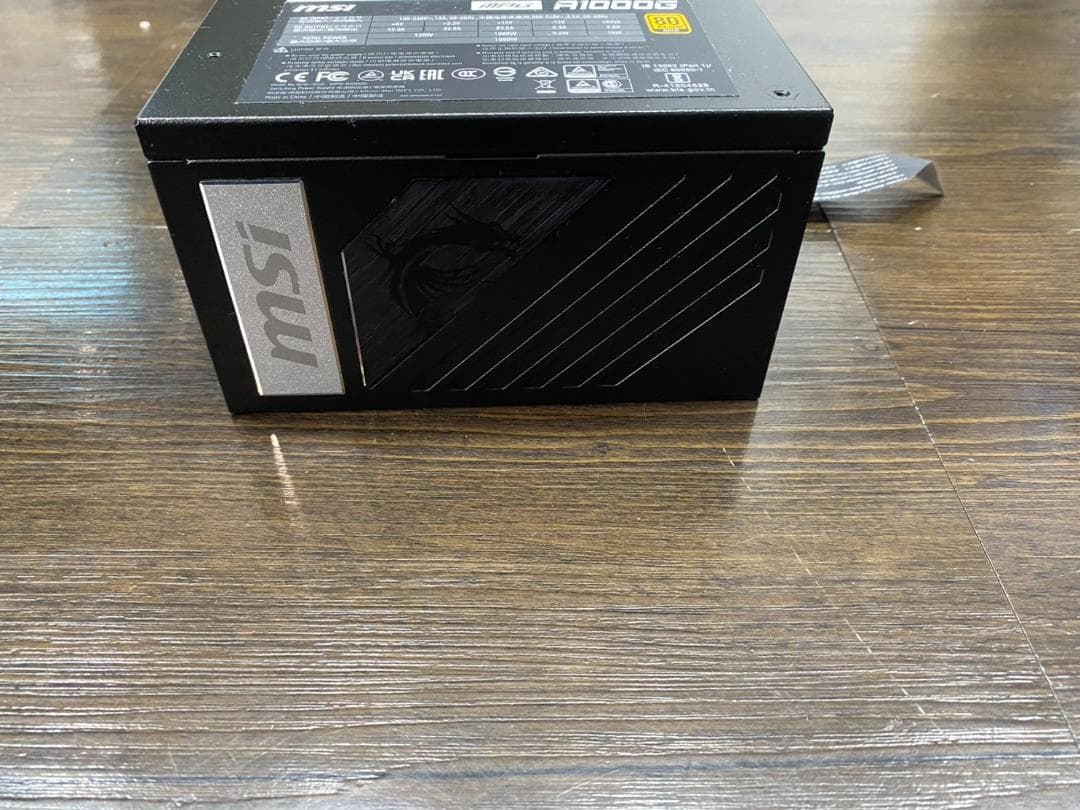 エムエスアイ MPG A1000G 1000W 電源ユニット