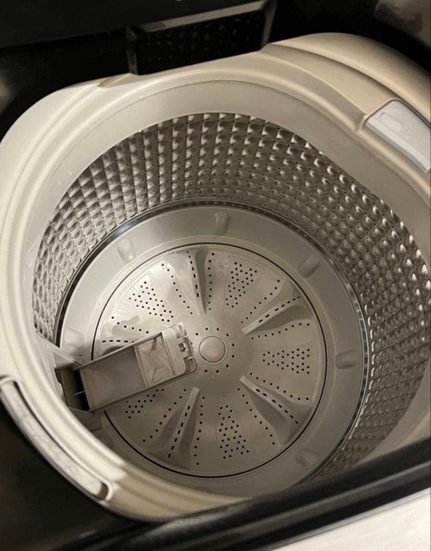 ハイアール 縦型洗濯機本体　アーバンカフェシリーズ　ステンレス調　送料込み
