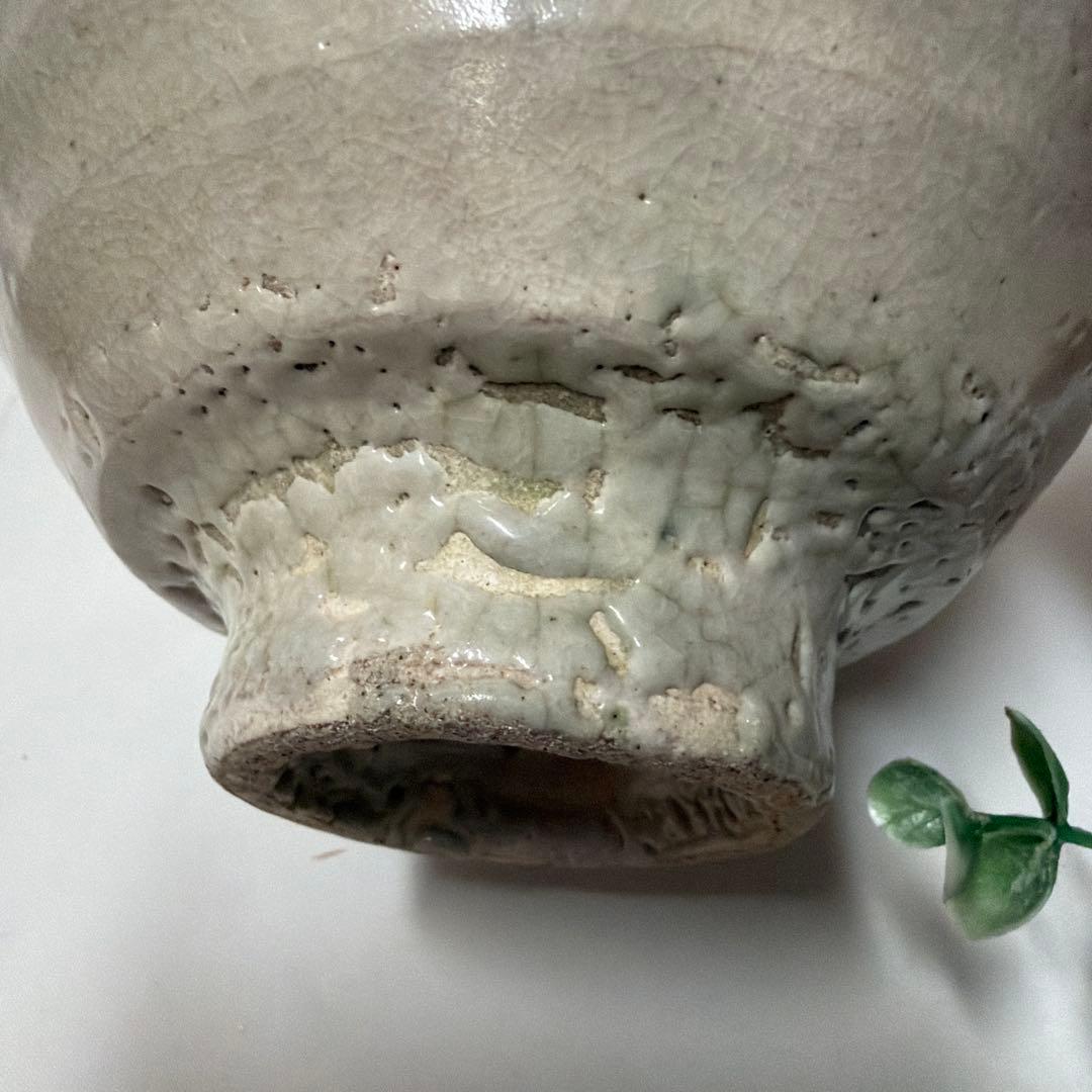 未使用　陳安窯　高麗茶碗　徐仙吉作　鳥嶺窯　井戸抹茶茶碗　茶道具　韓国