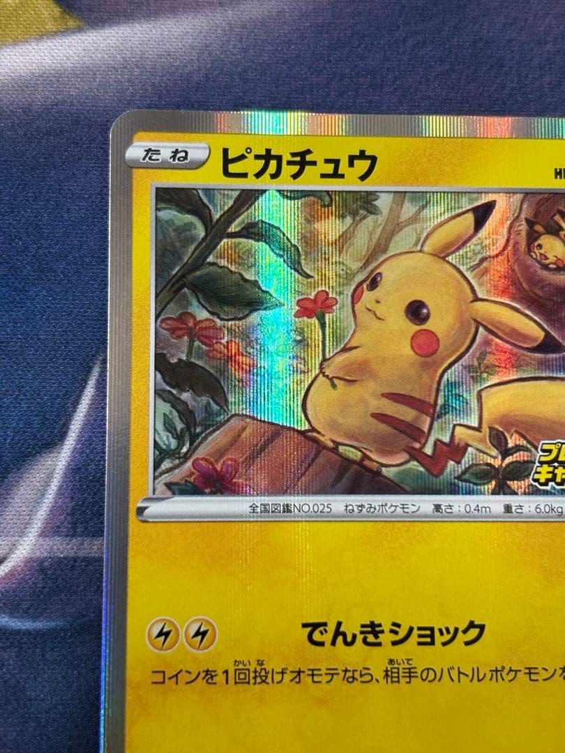ポケモンカード　ピカチュウ　ピカピカプロモキャンペーン　メス