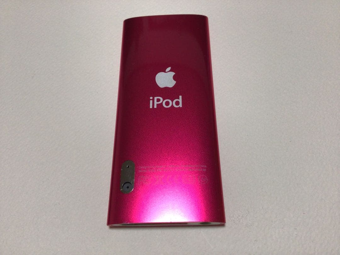 iPod nano5世代16GBピンクno.207バッテリー交換済作動品