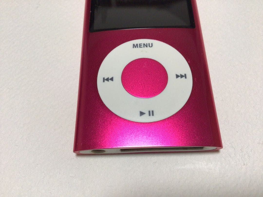 iPod nano5世代16GBピンクno.207バッテリー交換済作動品