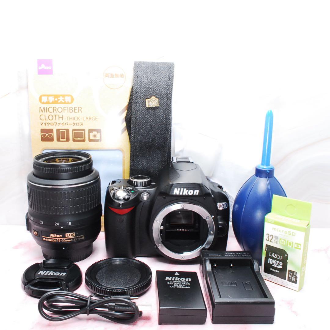 初心者でも安心❤️Nikon D60★一眼レフカメラ★スマホ転送OK
