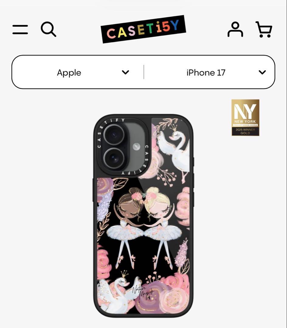新品 CASETiFY iPhone 17 ケース バレリーナ