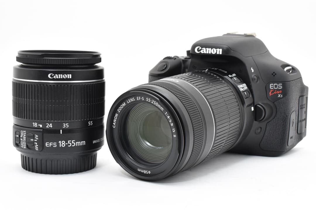 Canon EOS Kiss X5 スマホ転送 ダブルレンズキット #0241
