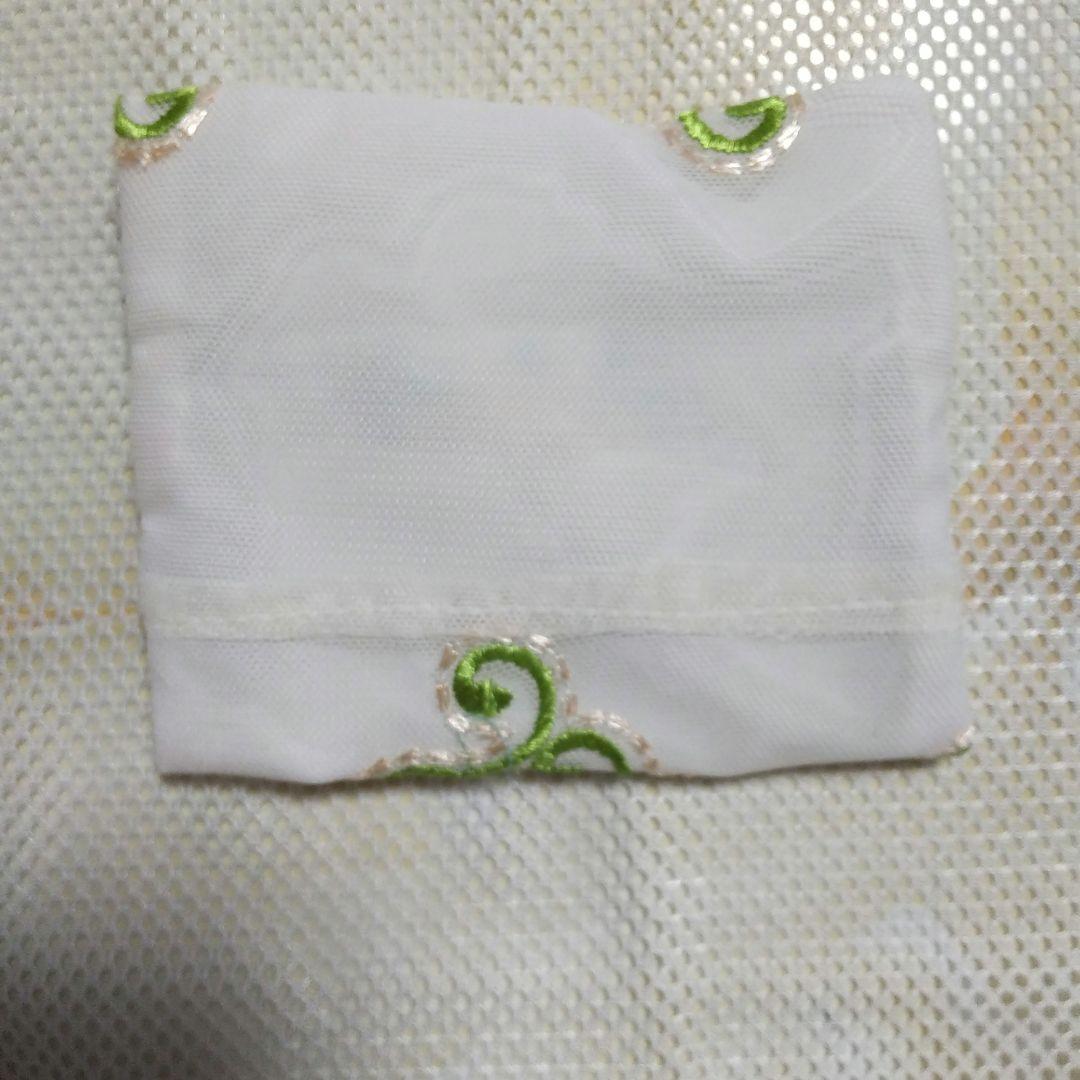 訳あり、花柄刺繍、ポケットティッシュケース、ハンドメイド