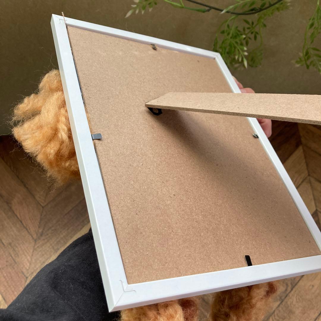 羊毛フェルト　ハンドメイド　犬　トイプードル