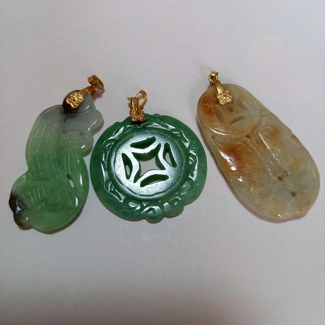 翡翠ペンダント 10個セット