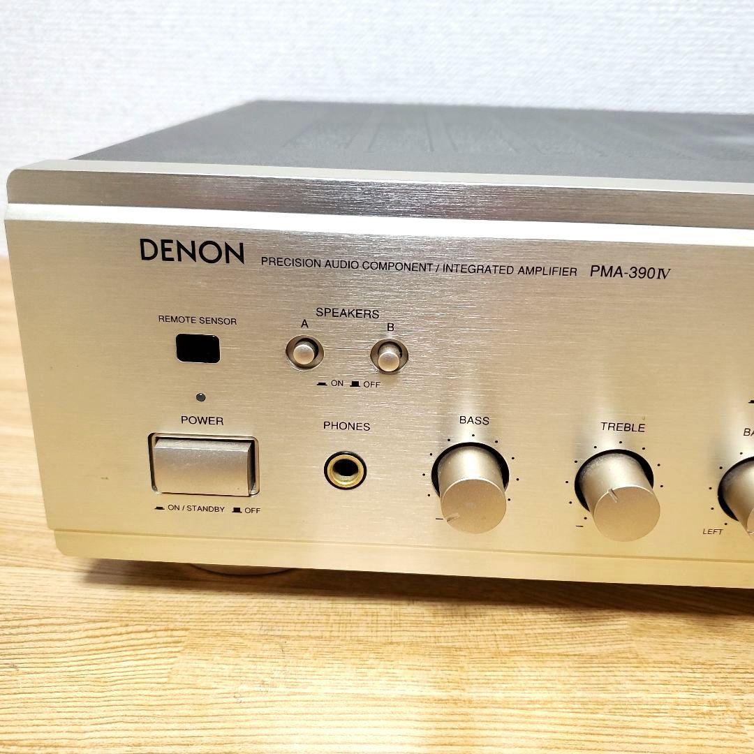 【美品】DENON PMA-390IV デノン プリメインアンプ 純正リモコン付