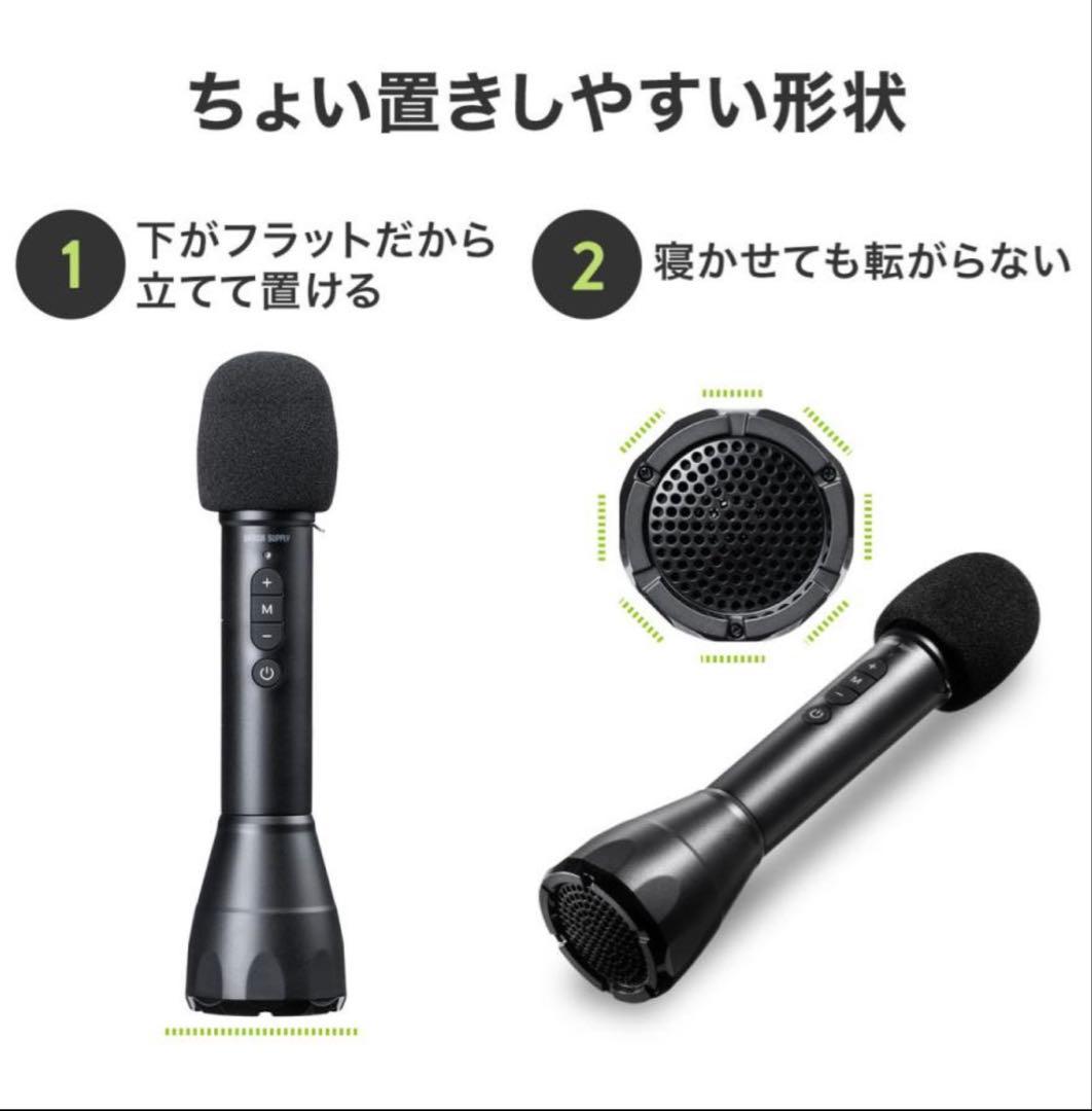 サンワサプライ ハンドマイク型ポータブル拡声器 400-SP098 1回のみ使用