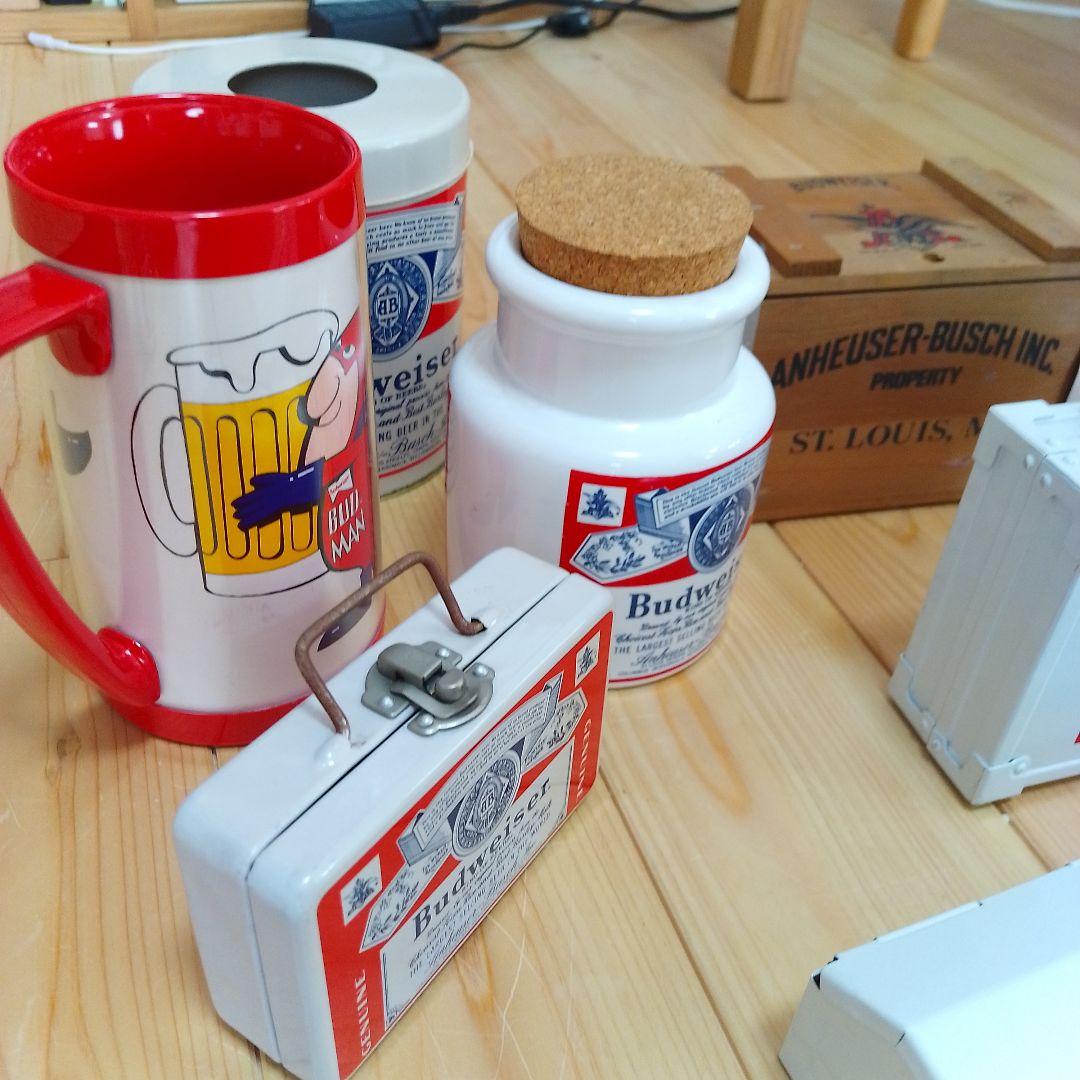 【ビンテージ/希少品】Budweiser バドワイザーコレクションボックス等8点