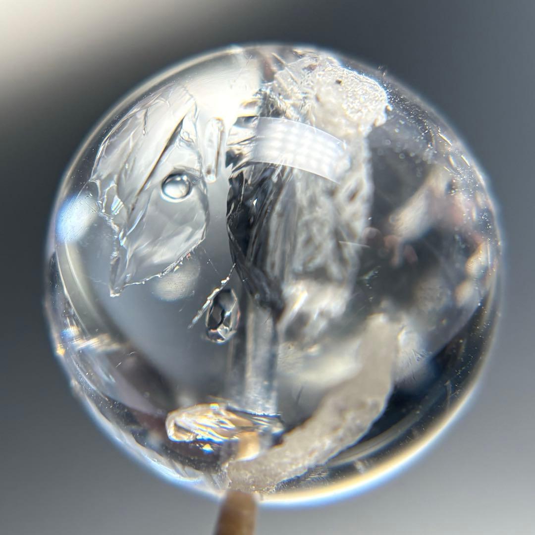 希少極上 虹入り 水入り水晶 Ｋ902