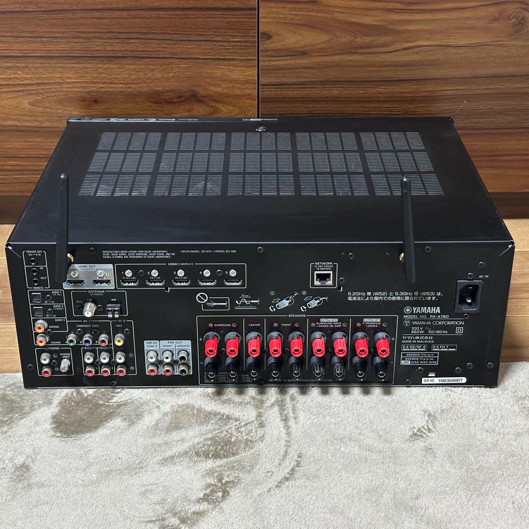 YAMAHA RX-A780 AVENTAGE AVアンプ ドルビーアトモス対応
