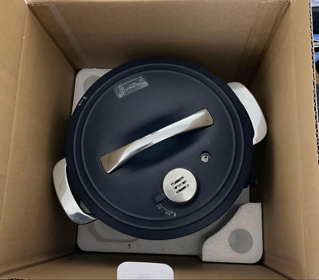 【未使用品】Re·De Pot 電気圧力鍋 2L ネイビー PCH-20LN
