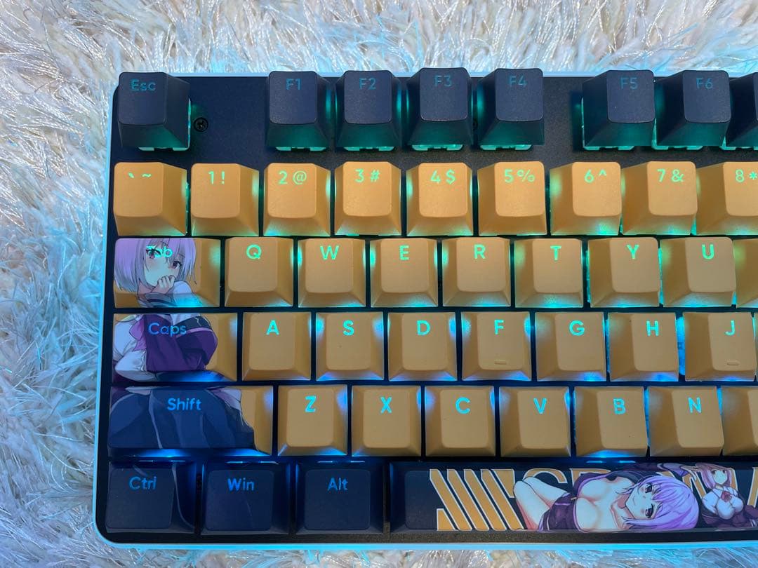 自作キーボード 新条アカネ グリッドマン