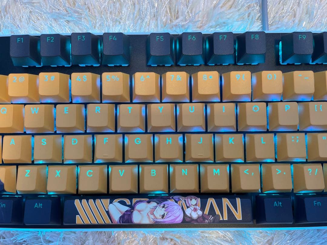 自作キーボード 新条アカネ グリッドマン