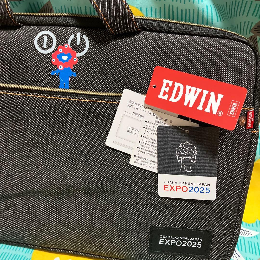 新品　EXPO 大阪・関西万博 ノートパソコンケース　ミャクミャク　EDWIN