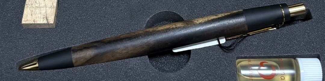野原工芸　新型シャープペン　黒柿