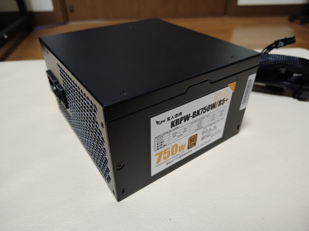 【未使用・開封済】KRPW-BK750W/85+ 750W 電源ユニット