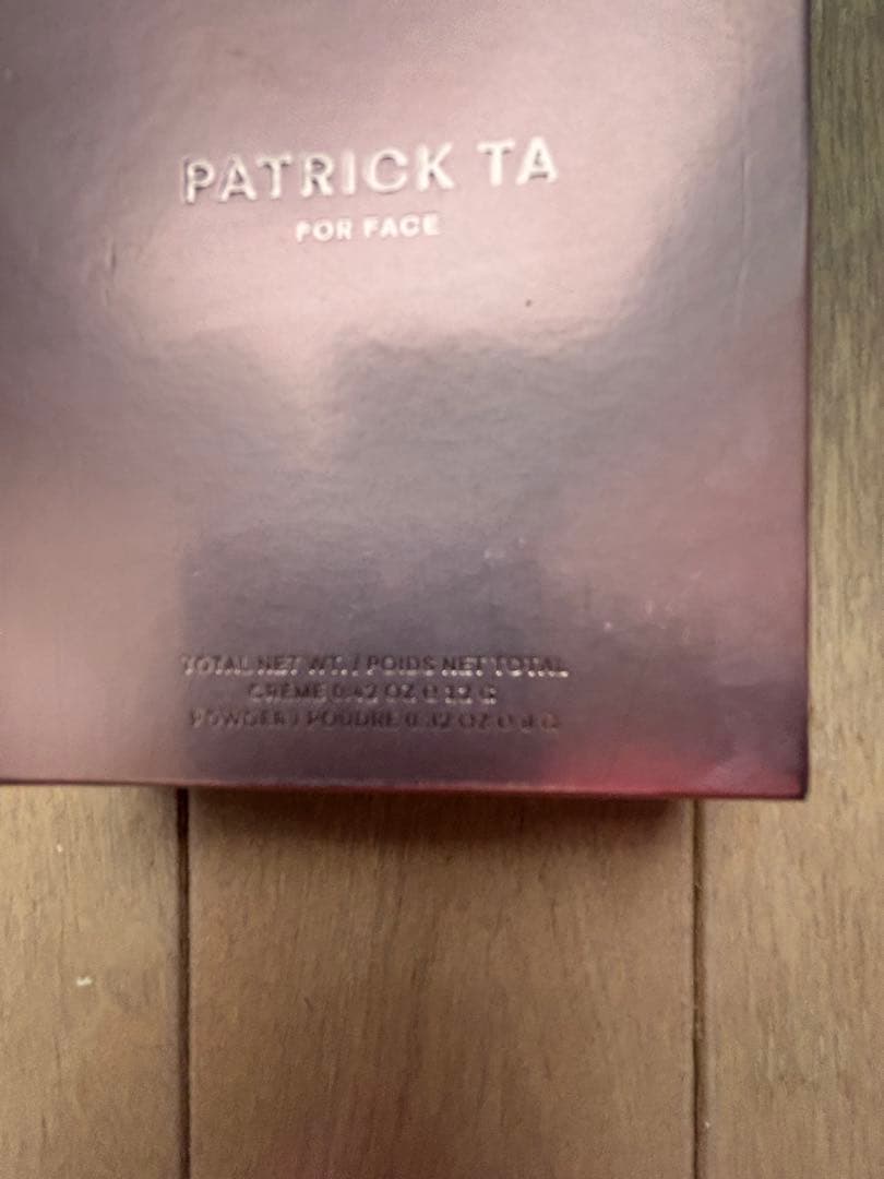 未使用　PATRICK TA クリームファンデーション&フィニッシングパウダー