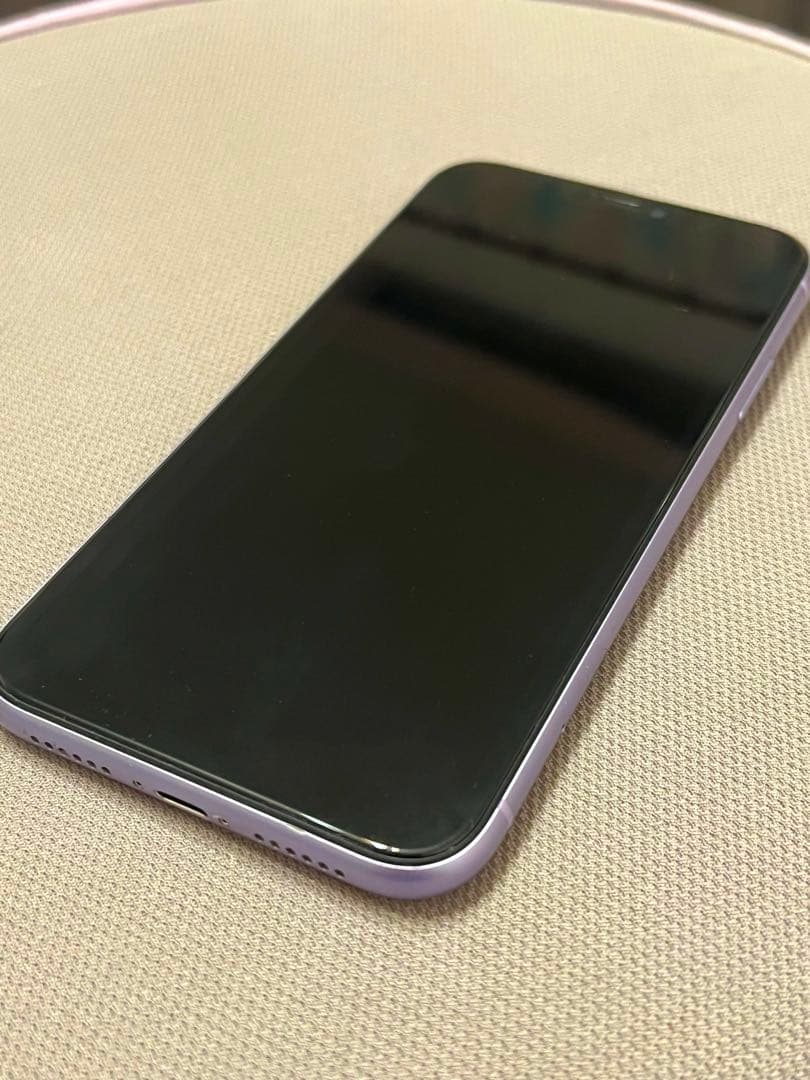 【バッテリー新品】iPhone 11 パープル 128GB SIMフリー