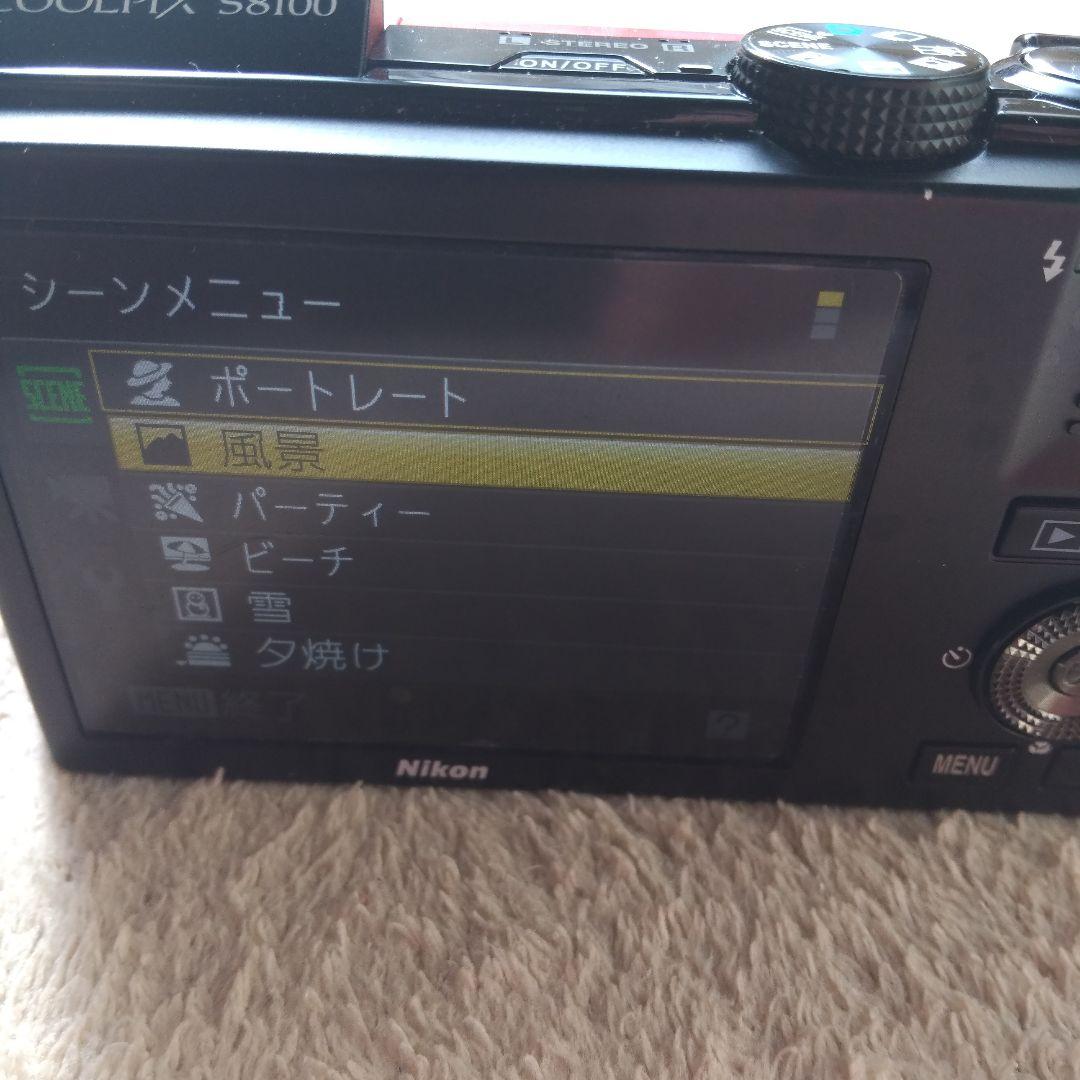 ♥️完品♥️赤色♥️ニコン COOLPIX S8100⭕️動作品