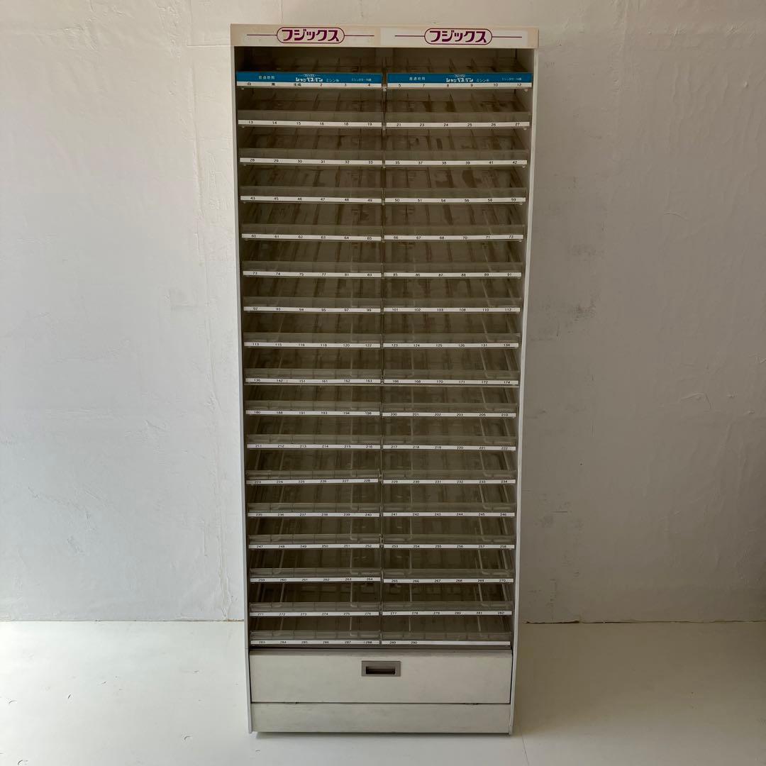 古道具　アンティーク/フジックス　糸棚　ミシン糸　什器