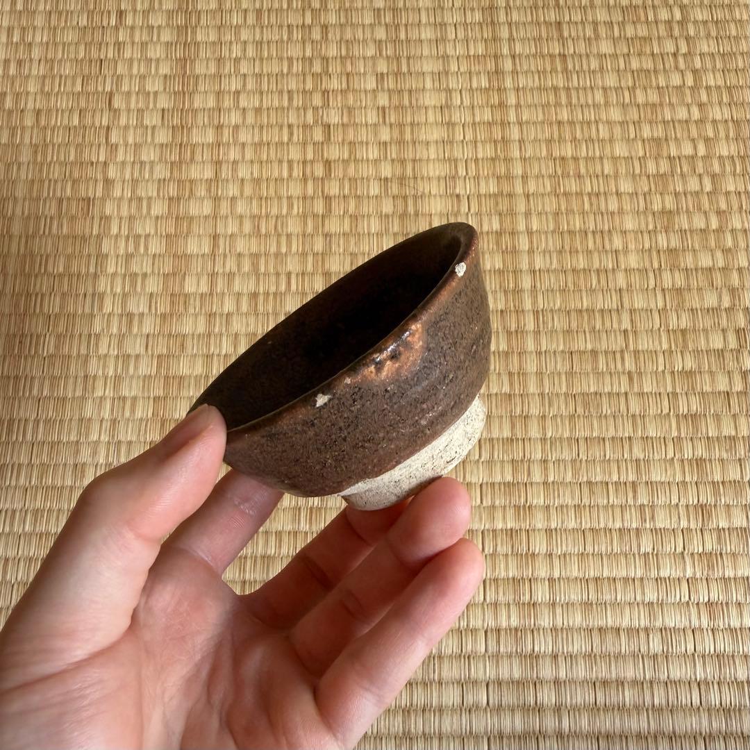 古瀬戸 鉄釉 盃 ぐい呑み 江戸時代 美濃 古美濃 古常滑 酒器 古美術 骨董