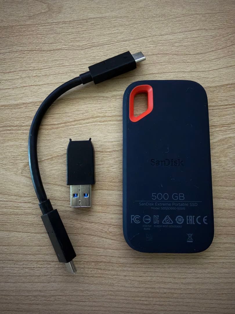 SanDisk ポータブルSSD 500GB SDSSDE60-500G