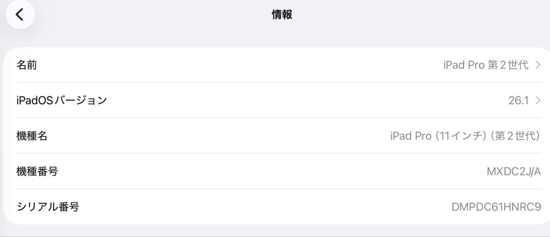 Apple｜11インチ iPad Pro（第2世代） スペースグレー