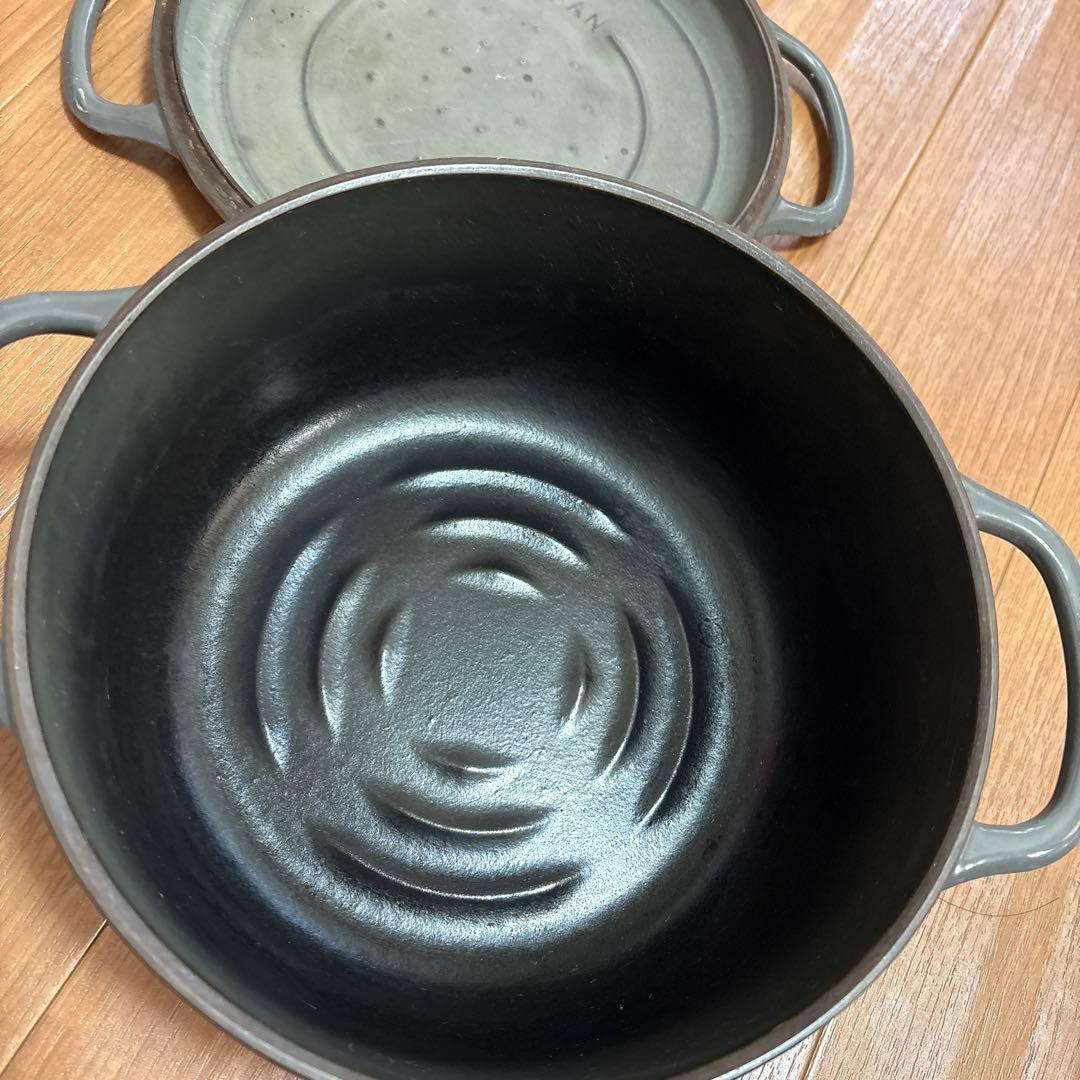 VERMICULAR ライスポット　グレー　日本製 5合炊き　中古