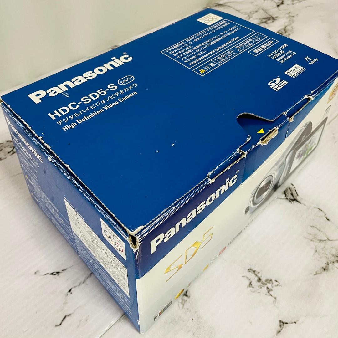Panasonic HDC-SD5 バッテリー2個・新品8GBメモリーカード付