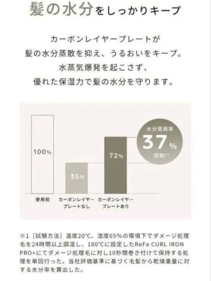 【新品・未使用品】《ReFa》リファカールアイロン プロ+