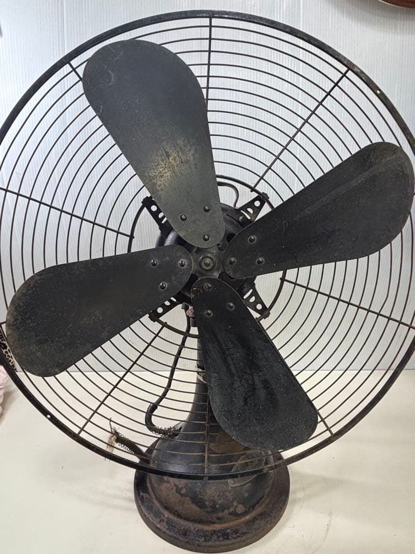 三菱電機 昭和レトロ 交流電気扇 アンティーク インテリア ジャンク品