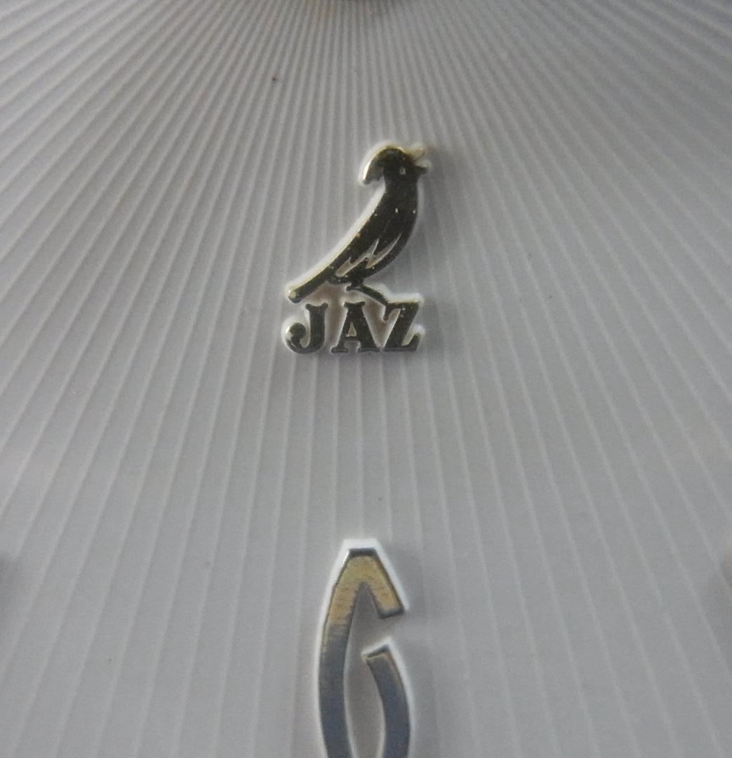 フランス製 JAZ 目覚まし 機械式時計 置時計 稼働品 (1)