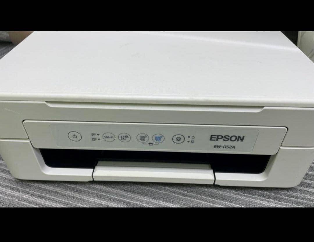 ❗️すぐ使える❗️用紙、インク付き❗️ EPSON カラリオプリンター EW-052A