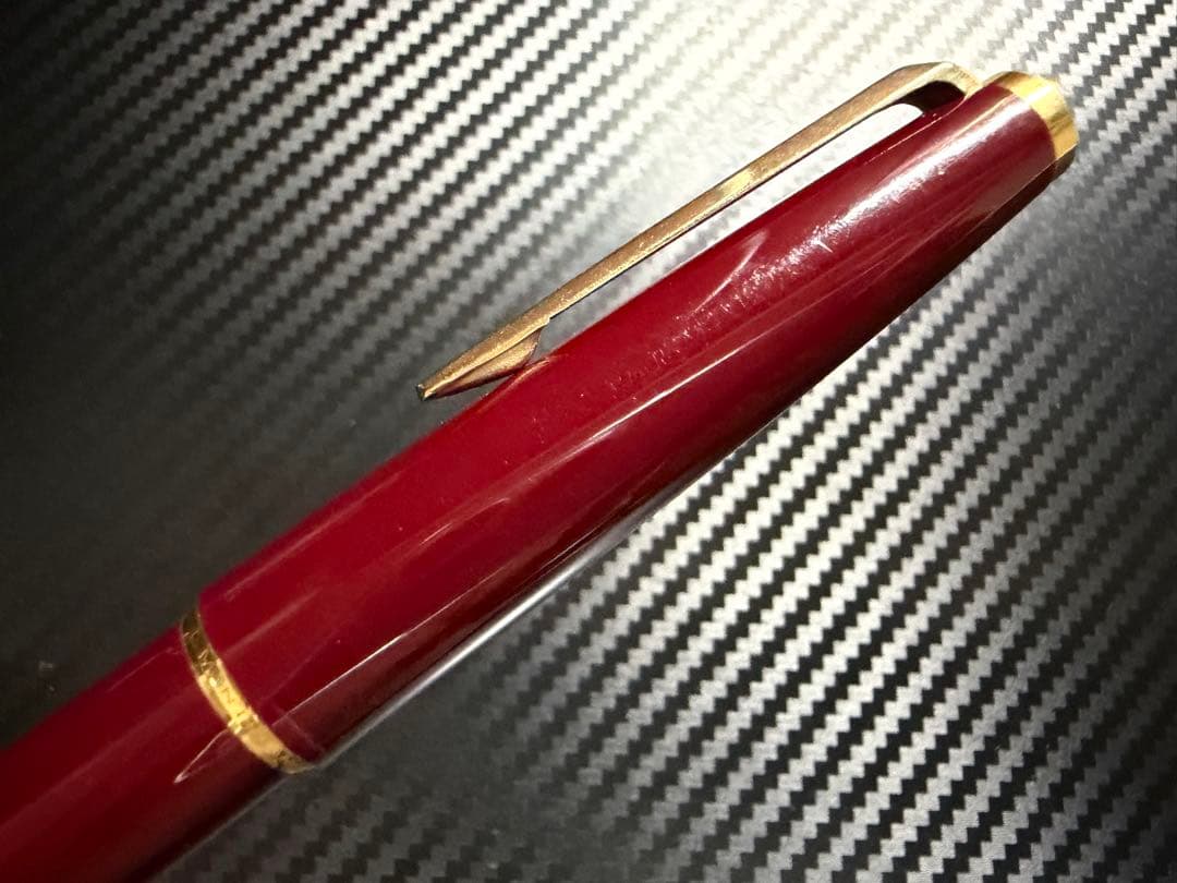 美品 モンブラン 万年筆 No.320 ボルドー EF 極細字