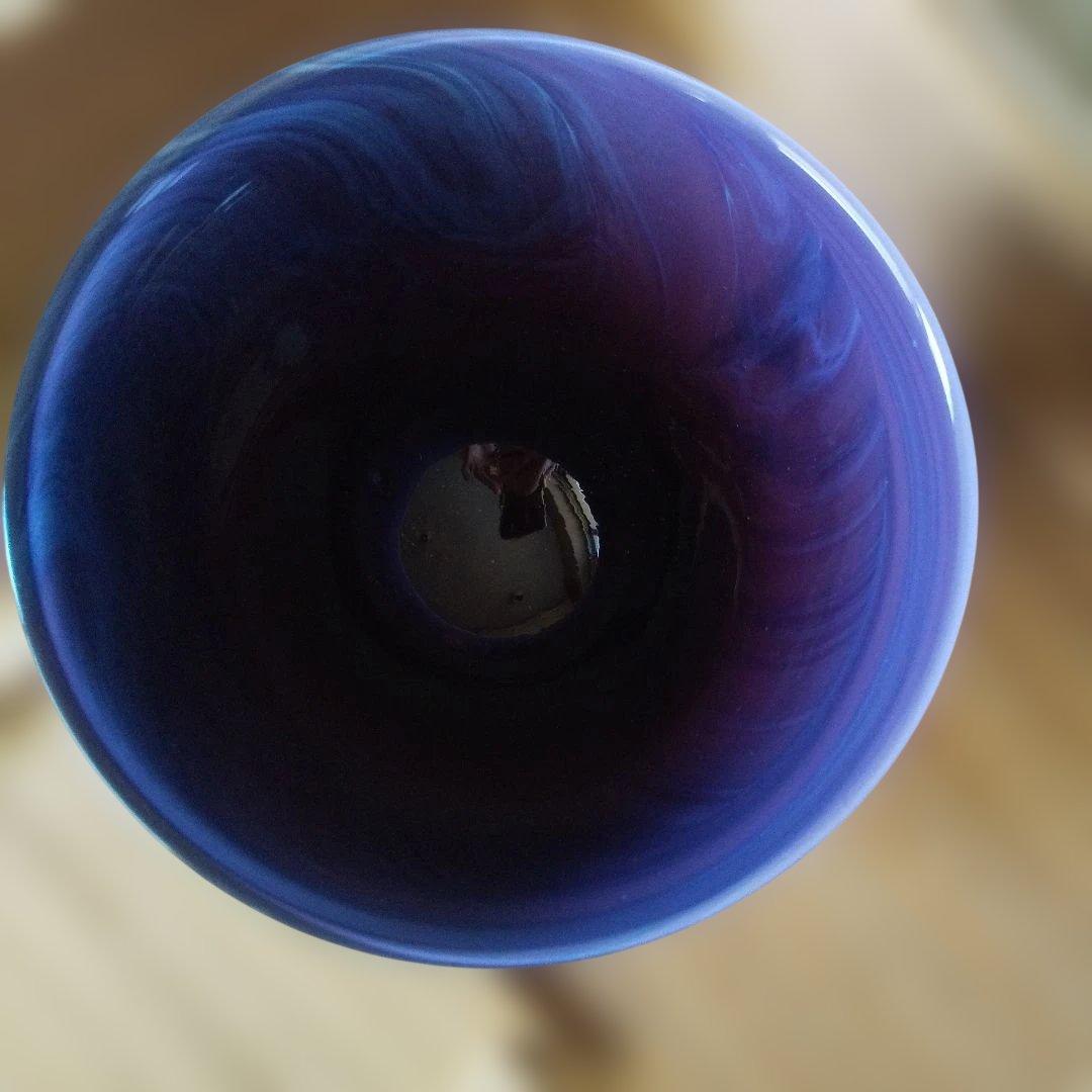 由水常雄 紫色 茶器