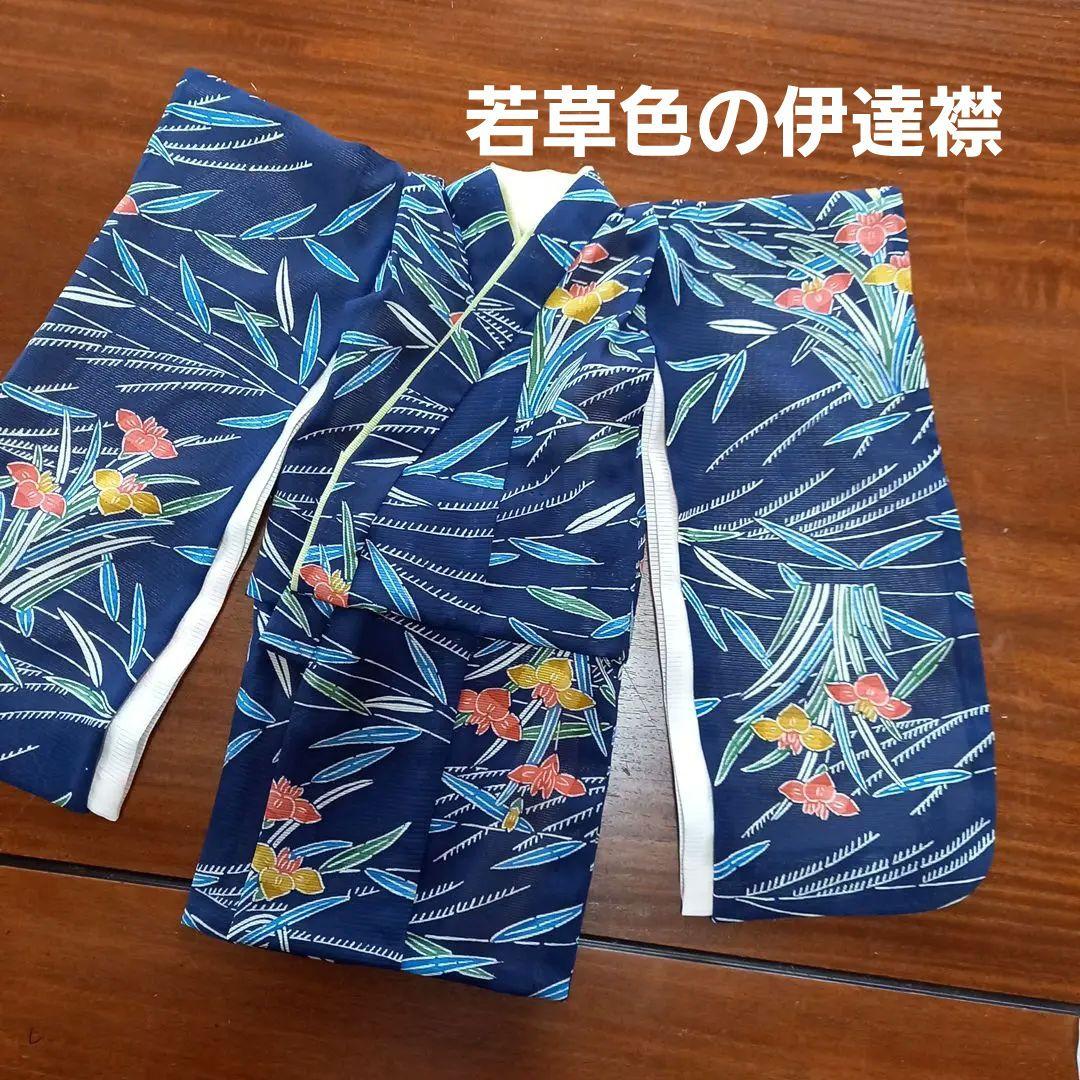 市松人形　15号 絽　夏の装い　着物　帯　帯締め帯揚げ　正絹　着せ替え　ドール