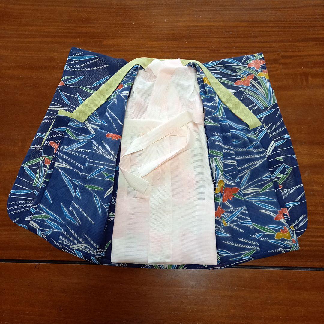 市松人形　15号 絽　夏の装い　着物　帯　帯締め帯揚げ　正絹　着せ替え　ドール