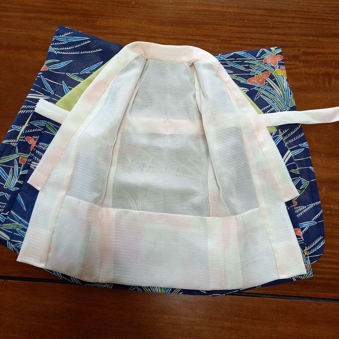 市松人形　15号 絽　夏の装い　着物　帯　帯締め帯揚げ　正絹　着せ替え　ドール