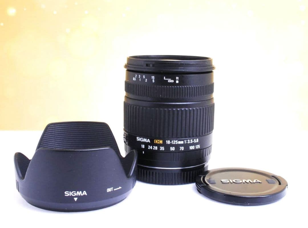 SIGMA 18-125mm F3.5-5.6DC　キャノン　EFマウント用
