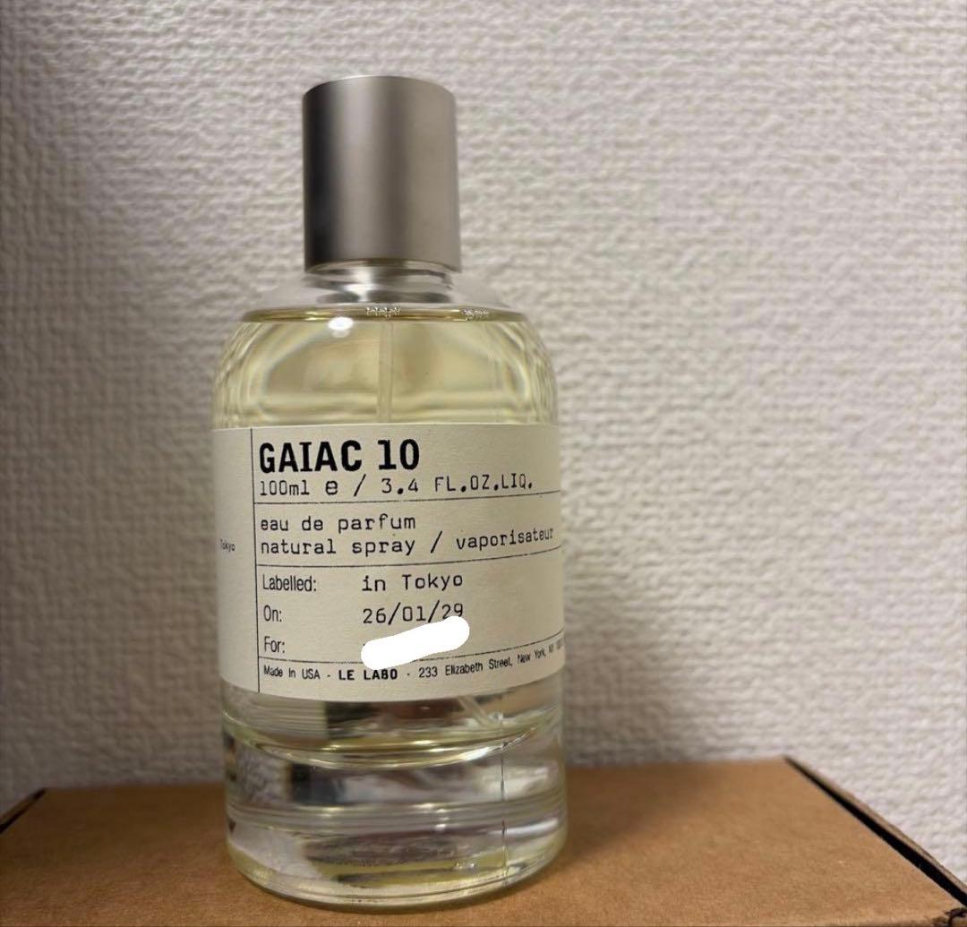 即日発送 LE LABO GAIAC 10 オードパルファム 100ml